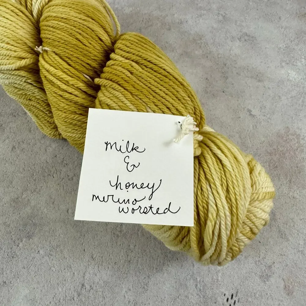 Camellia Fiber Co. Handmade Yarn Merino Worsted Weight Handspun Nashville
